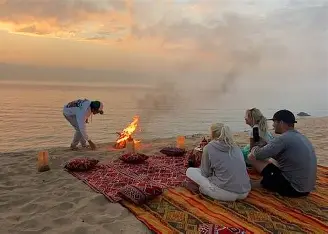 Sunset dinner add-on for private Agadir and Taghazout trips