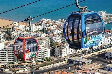 Private Agadir cable car and city highlights tour